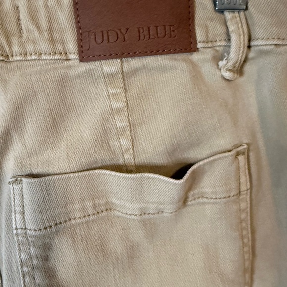 Judy Blue High Rise tan utility Jeans size 27 - Picture 6 of 10